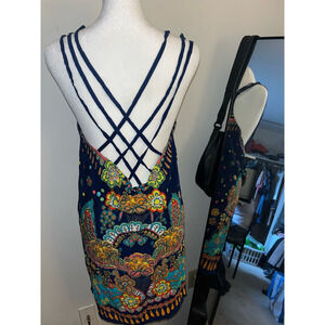 NWT NANETTE LEPORE Swim Utopia Coverup Multicolor